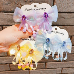 Butterfly-Ribbon-Hair-Clips-for-Girls-No-Harm-Baby-Diamond-Hairpins-Princess-Colorful-Small-Girl-Side-1