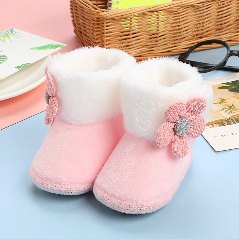 Newborn-Baby-Girls-Boys-Soft-Booties-Solid-Pompom-Snow-Boots-Infant-Toddler-Newborn-Warming-Shoes-New-2