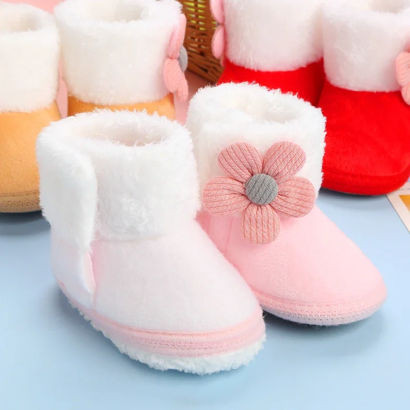 Newborn-Baby-Girls-Boys-Soft-Booties-Solid-Pompom-Snow-Boots-Infant-Toddler-Newborn-Warming-Shoes-New-4
